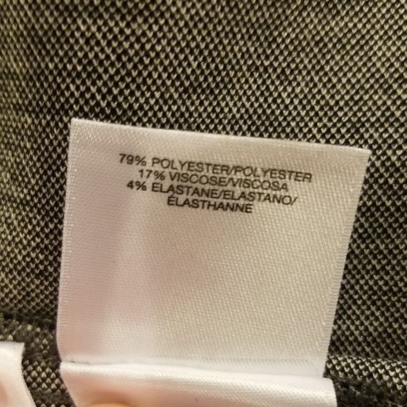 NWT Anne Klein Black White Herringbone Cape Lion Head Medallion OLD MONEY STYLE - Picture 4 of 8